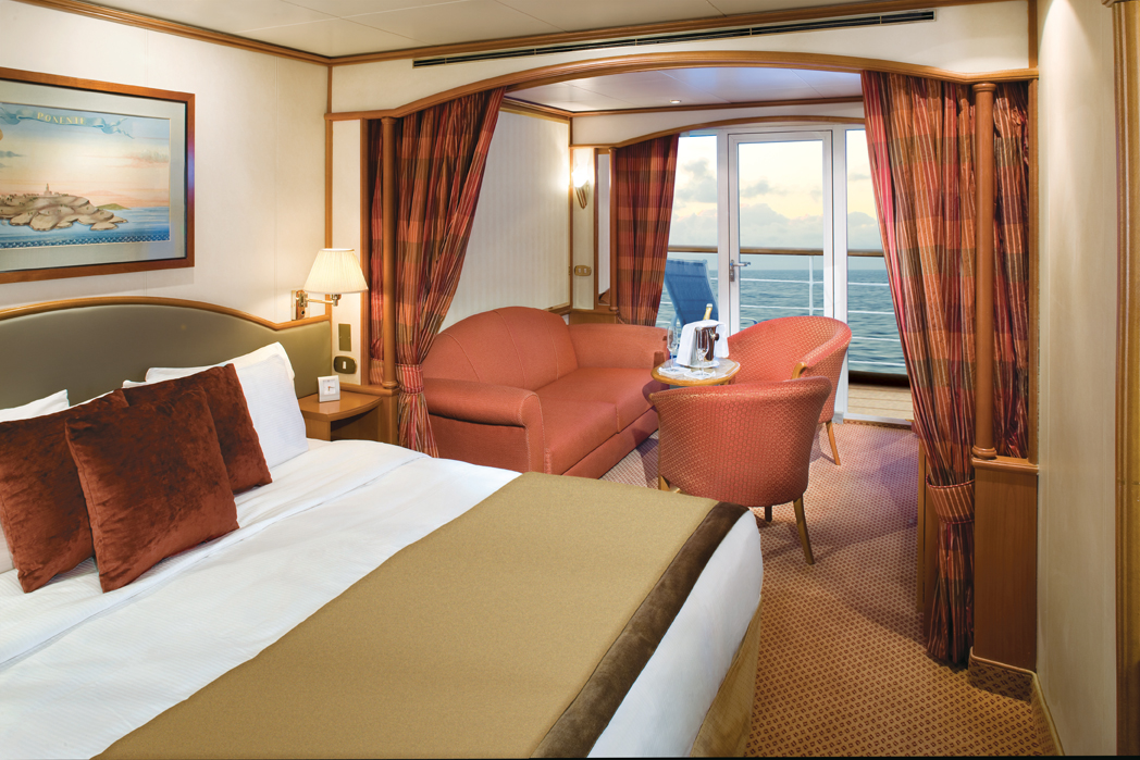 Veranda Suite Room #728 - Deck 7 Midship Silver Wind - Silversea Cruises