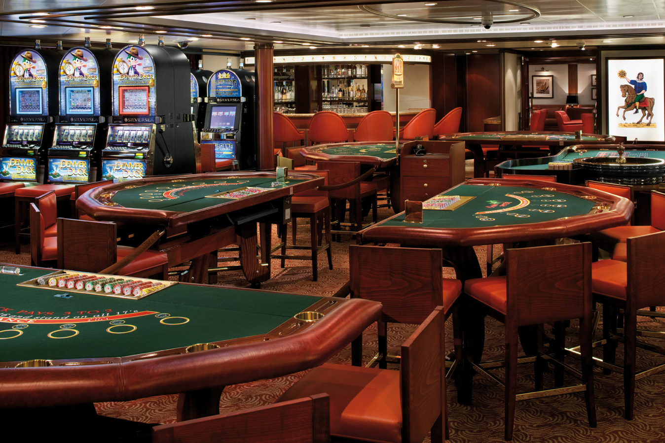 Casino - Deck 8 Aft Silver Spirit - Silversea Cruises