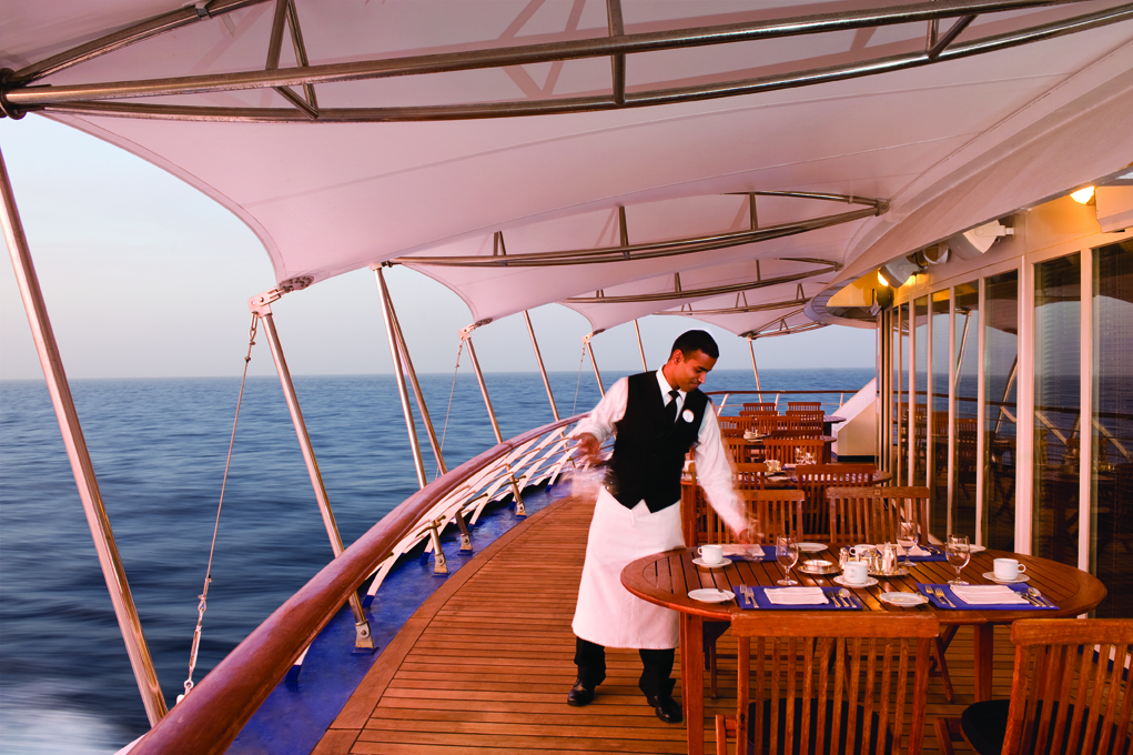 La Terrazza Outside - Deck 7 Aft Silver Wind - Silversea Cruises