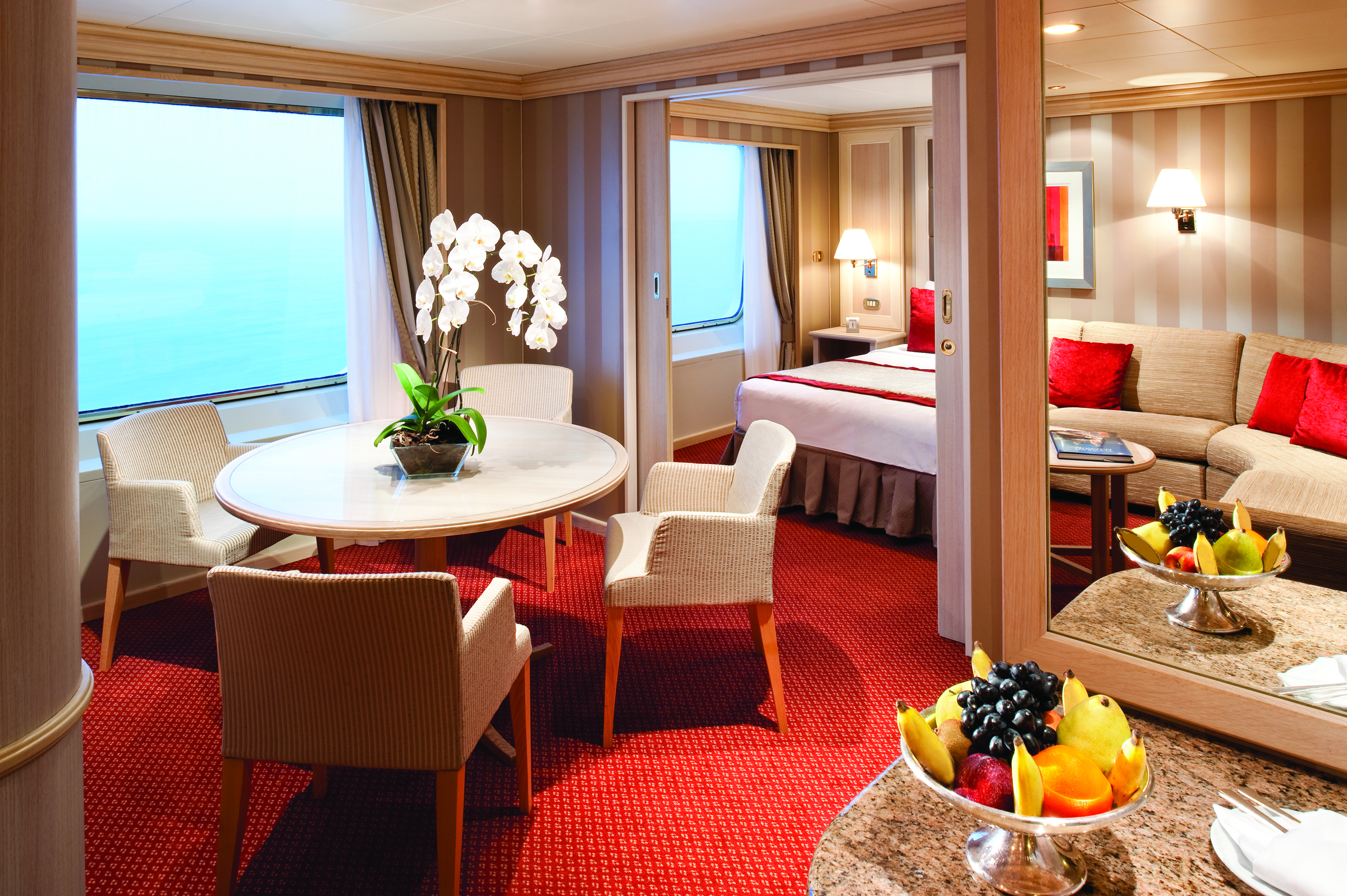Medallion Suite Room #741 - Deck 7 Midship Silver Wind - Silversea Cruises